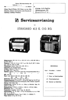 Bang & Olufsen - STANDARD-413-K-Service-manual
